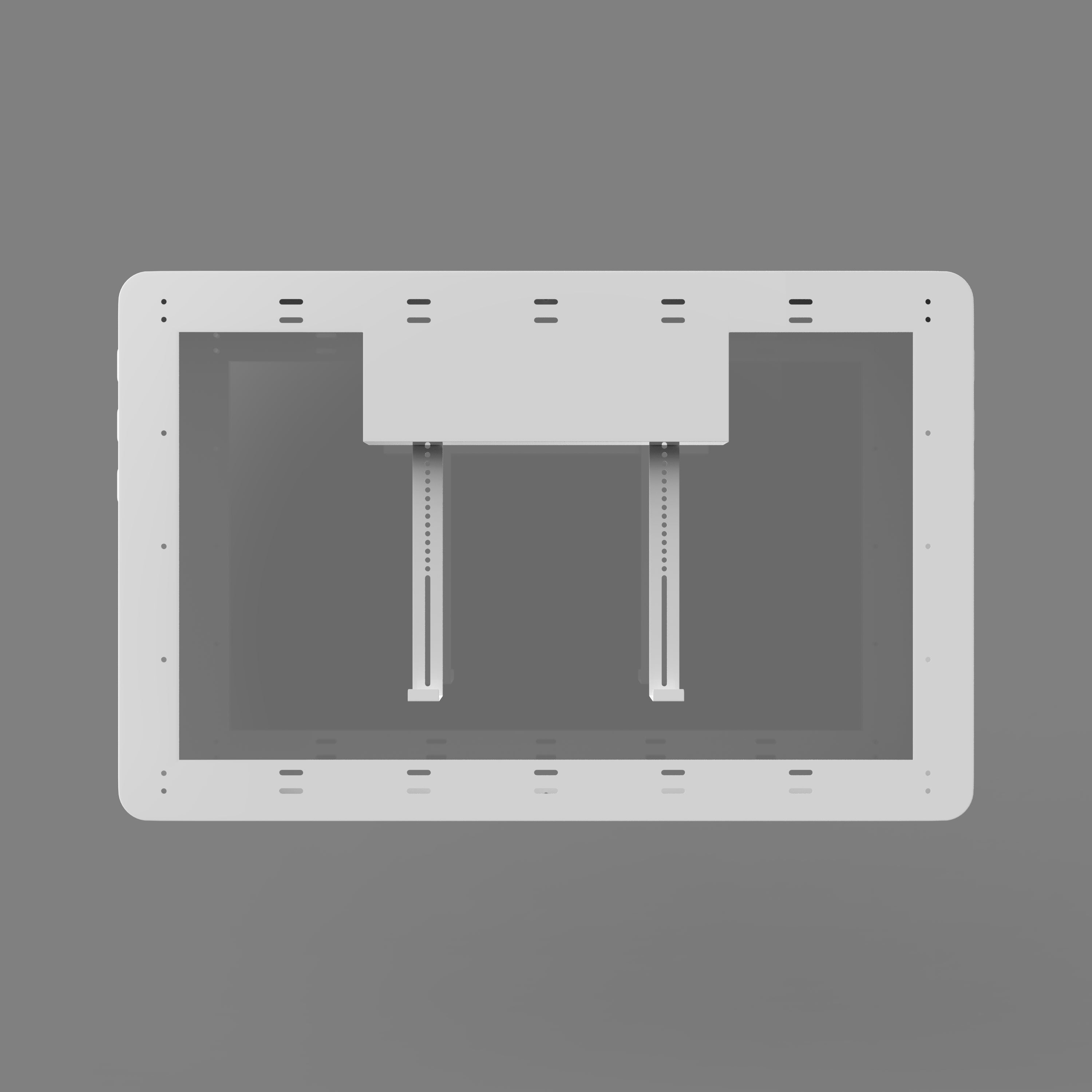 Robust TV Protection Cabinet rear view