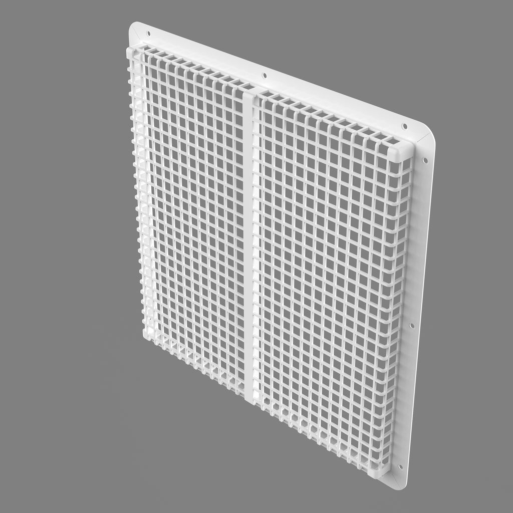 Air-conditioning register protection cover angled view