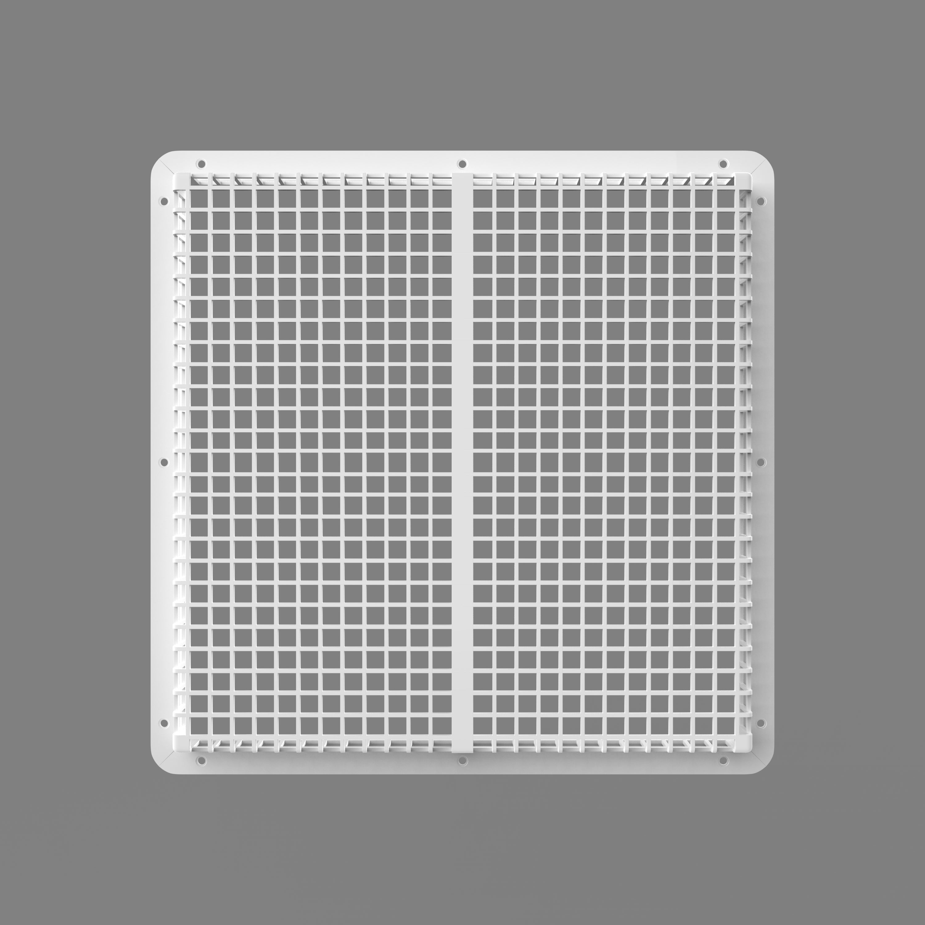 Air-conditioning register protection cover front view
