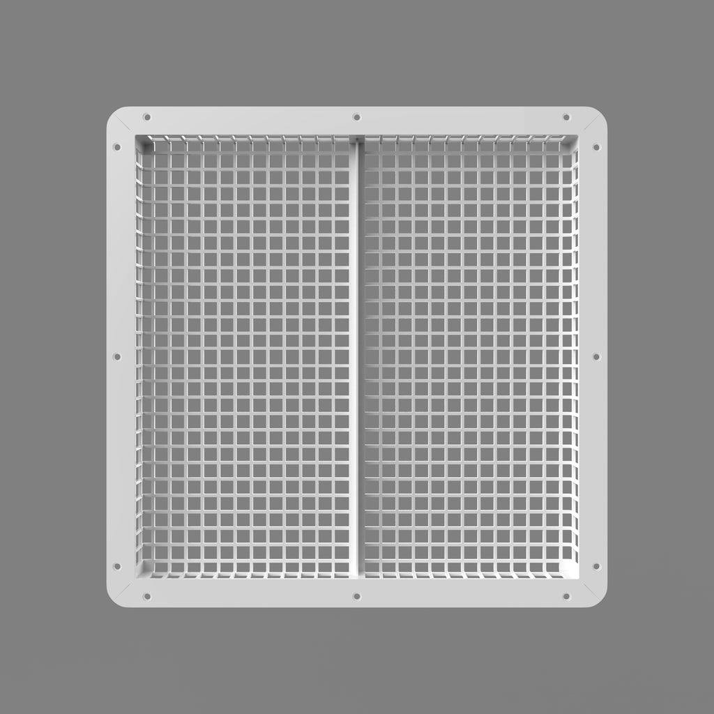 Air-conditioning register protection cover underside view