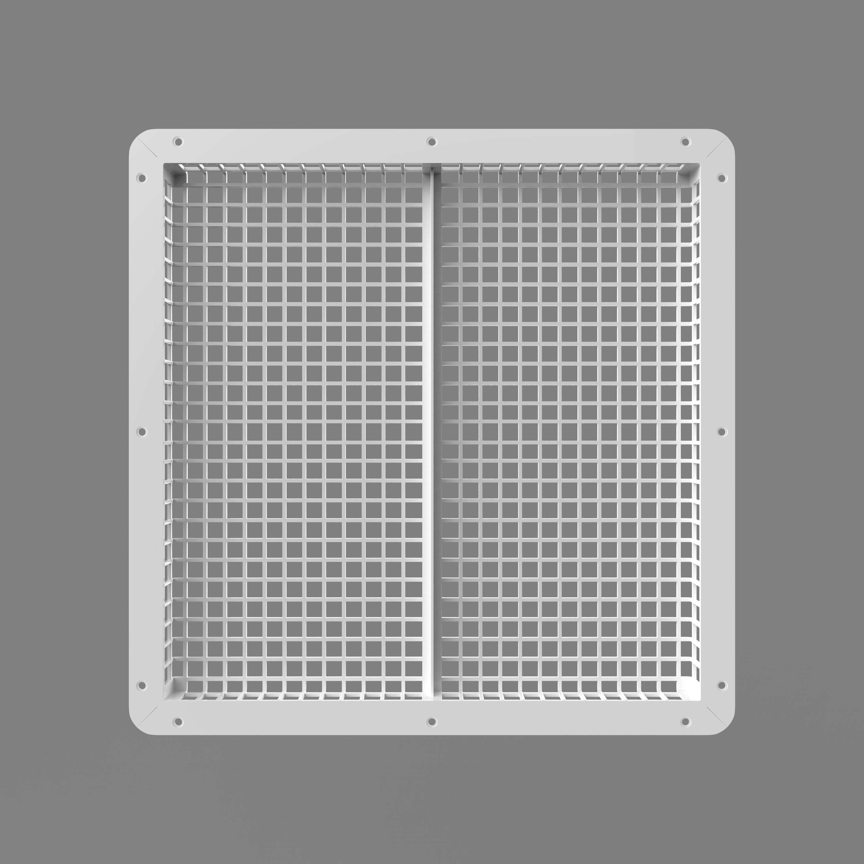 Air-conditioning register protection cover underside view