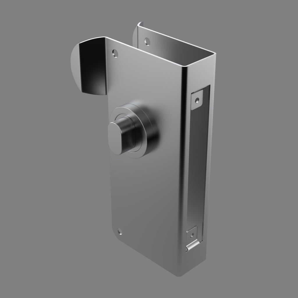 Robust stainless steel door wrap top view
