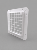 Down light protection cover side angle view