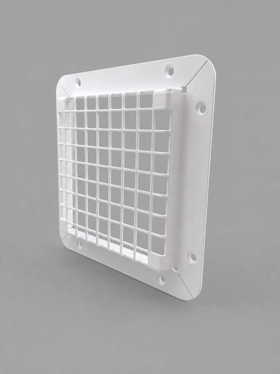 Down light protection cover side angle view